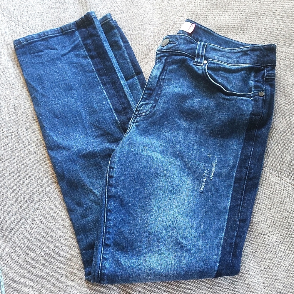 CAbi Women's Straight Leg Jeans - Blue